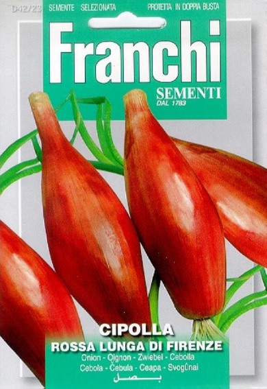 Onion Rossa Lunga di Firenze (Allium) 1000 seeds FR